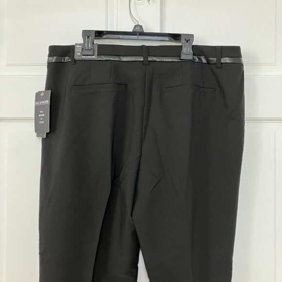 NWT Zac & Rachel Black Pants Size 12 - Picture 2 of 3